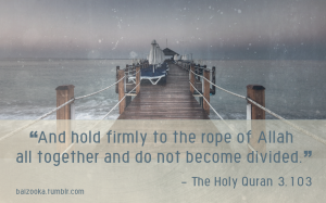 al quran quotes - do not be divided